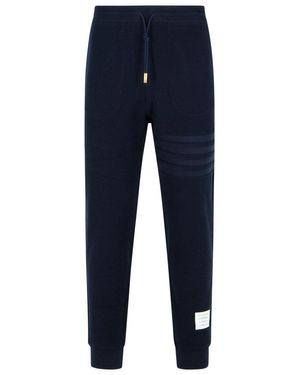 Thom Browne Jogger' Cotton Pants - Blue