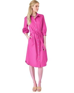 Finley Clementine Midi Dress - Pink