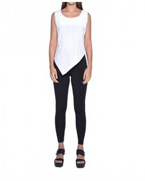 Simply Mila Uneven Hem Tank - Blue