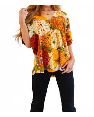 Jodifil Picking Blooms Blouse - Orange