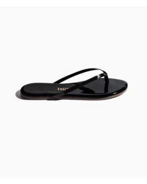 TKEES Lily Glosses Flip Flops - Black