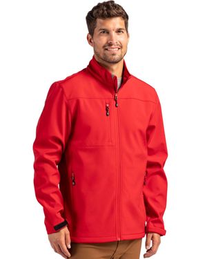 Clique Tempest Waterproof Full Zip Softshell Jacket - Red