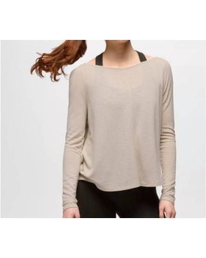 Prana New Moon Long Sleeve Top - Gray