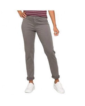 Lila Ryan Zuri Tapered Chino Pants - Gray