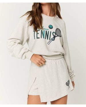 Project Social T Crossed Tennis Skort - Gray
