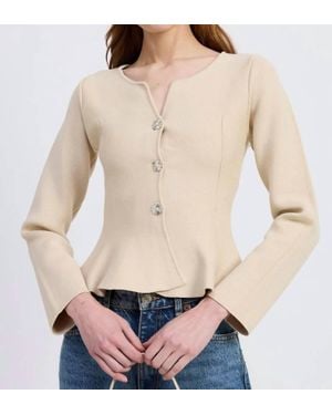 En Saison Idah Cardigan - Natural