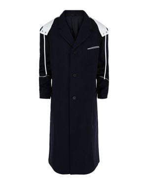 Ferragamo Single-Breasted Hooded Coat - Blue