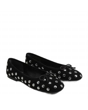 Sam Edelman Alie Stud Flats - Black
