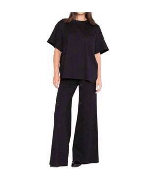 Ripley Rader Ponte Knit Big Shirt - Black