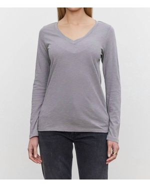 Velvet By Graham & Spencer Blaire Tee - Gray