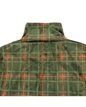 CALLIPYGIAN Stretch Plaid Mini Dress - Green