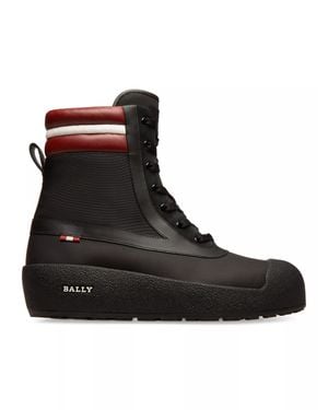 Bally Croker 6239721 Calf Leather Shirling-Lined Boots - Black