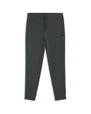 BOSS Waffle-Structure Pajama Bottoms - Gray