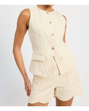 En Saison Alice Vest - Natural