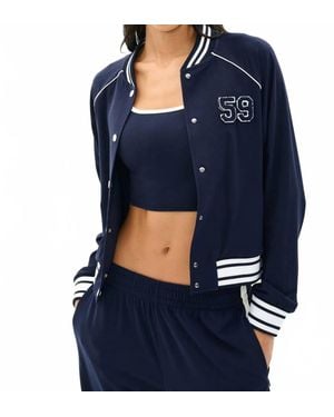 Splits59 Hayes Varsity Rigor Jacket - Blue