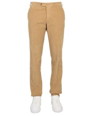 PT Torino Tailored Slim Fit Pants - Natural