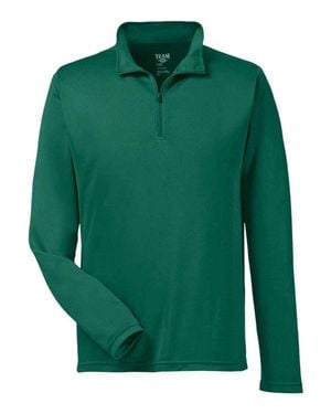 Team 365 Zone Performance Quarter-Zip Pullover - Green