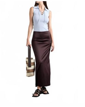 Vanessa Bruno Floriane Satiny Skirt - Multicolor