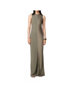 Ami Paris Long Straight Dress - Green