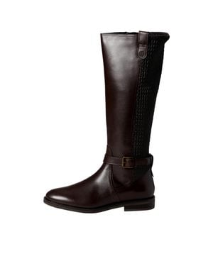 Cole Haan Cape Stretch Tall Boot Dark Chocolate W27683 - Black
