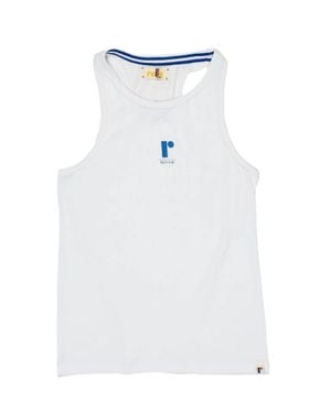 Rally Club Serena Pointelle Tank Top - White