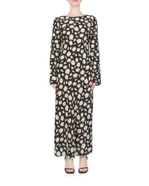 Ciao Lucia Gaia Long Sleeve Midi Dress - White