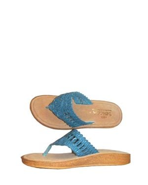 Sbicca Fresa Thong Sandals - Blue