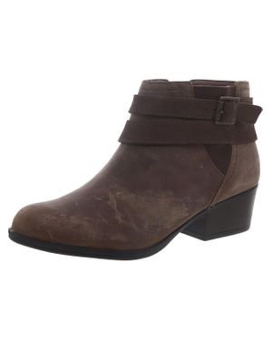 Clarks Suttyn Rae Leather Boots in Black Lyst