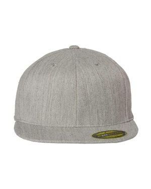 Flexfit 210 Flat Bill Cap - Gray