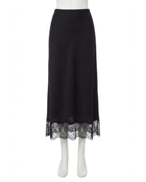 Z Supply Cinder Lace Midi Skirt - Black
