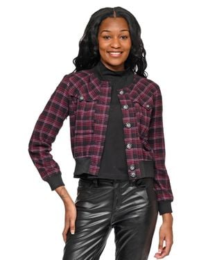 Tulip Clothing Bobbi Bomber Jacket - Red