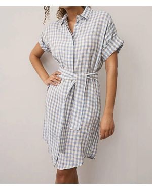 0039 Italy Derby Mini Dress - White