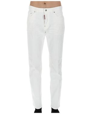 DSquared² Slim-Fit Denim Jeans - White