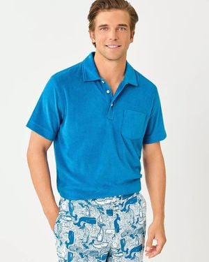 Lilly Pulitzer Stuff Harbor Polo - Blue