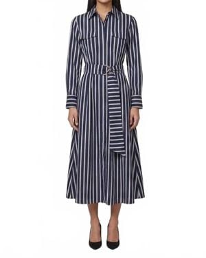 LUSANA Laura Midi Dress - Blue