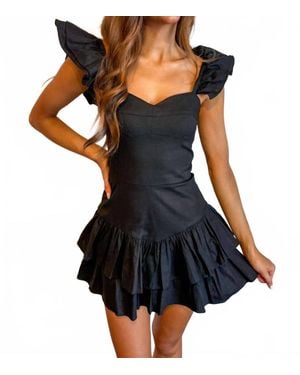 Sky To Moon Hazel Romper Dress - Black