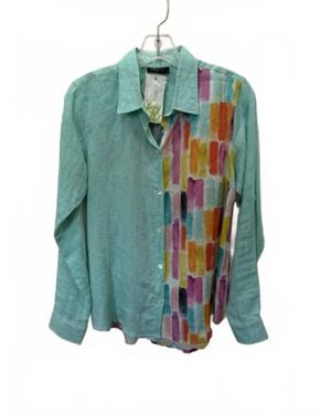 Apny Linen Blouse - Green