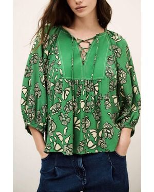Ba&sh Aura Blouse - Green