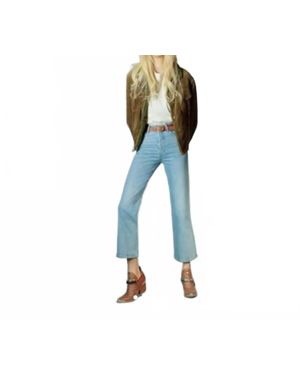 Levi's Premium Ribcage Cropped Bootcut Jeans - Blue