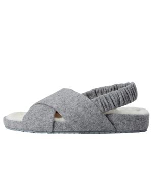 Cole Haan Mojave Crisscross Sandal Wool W27264 - Gray
