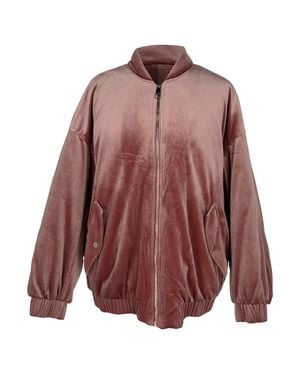 BOSS Zip-Up Bomber Jacket - Purple