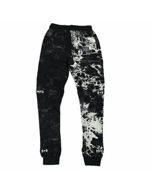 8 & 9MFG Strapped Up Fleece Sweatpants - Black