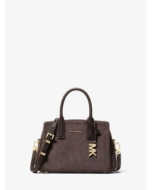 Michael Kors Laila Extra-Small Suede Convertible Crossbody Bag - Brown