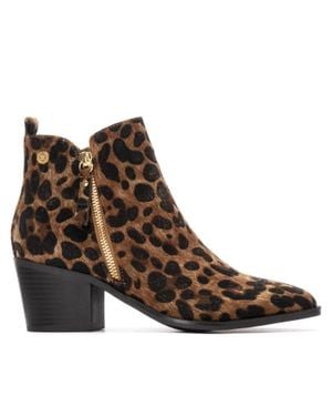 Xti 144648 Heeled Booties - Brown