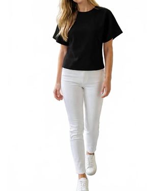 Necessitees Angel Crew Neck T-Shirt - Black