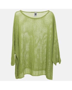 Missoni Metallic Knit Top - Green