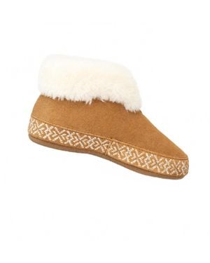 Acorn Greta Bootie Slipper - Natural