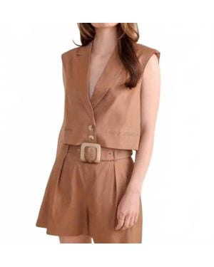 S'Edge Ansley Top - Brown