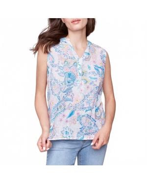 Charlie b Hi-Lo Shirt - Blue