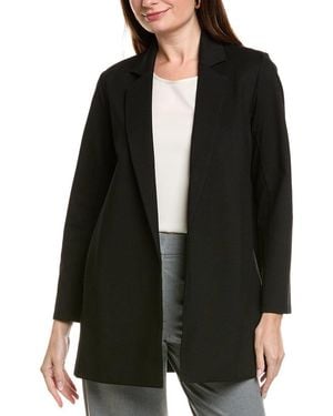 Eileen Fisher Petite Long Blazer - Black